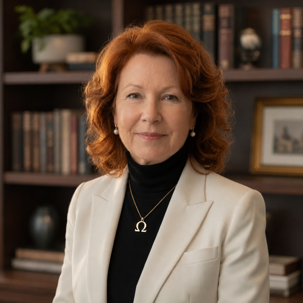 Portrait of Jane E. Woodlee Hedrick
